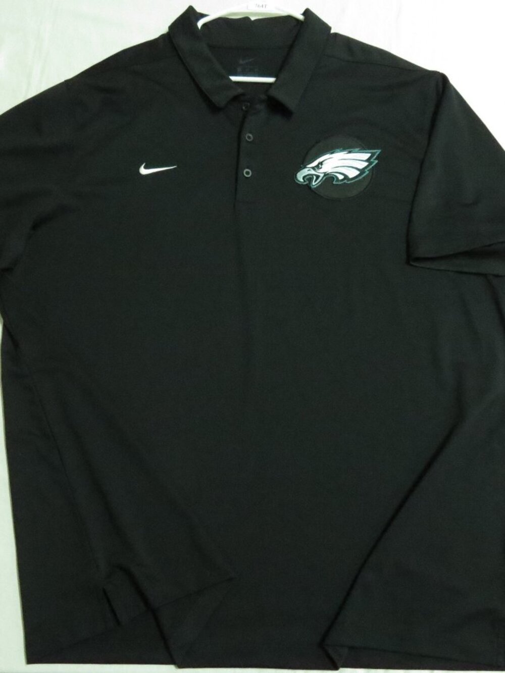 2XL EAGLES Black Nike Dri-Fit Men's #33L Polo Shirt